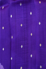 Indigo Blue Sona Roopa Breezy Organza  Handwoven Banarasi Saree