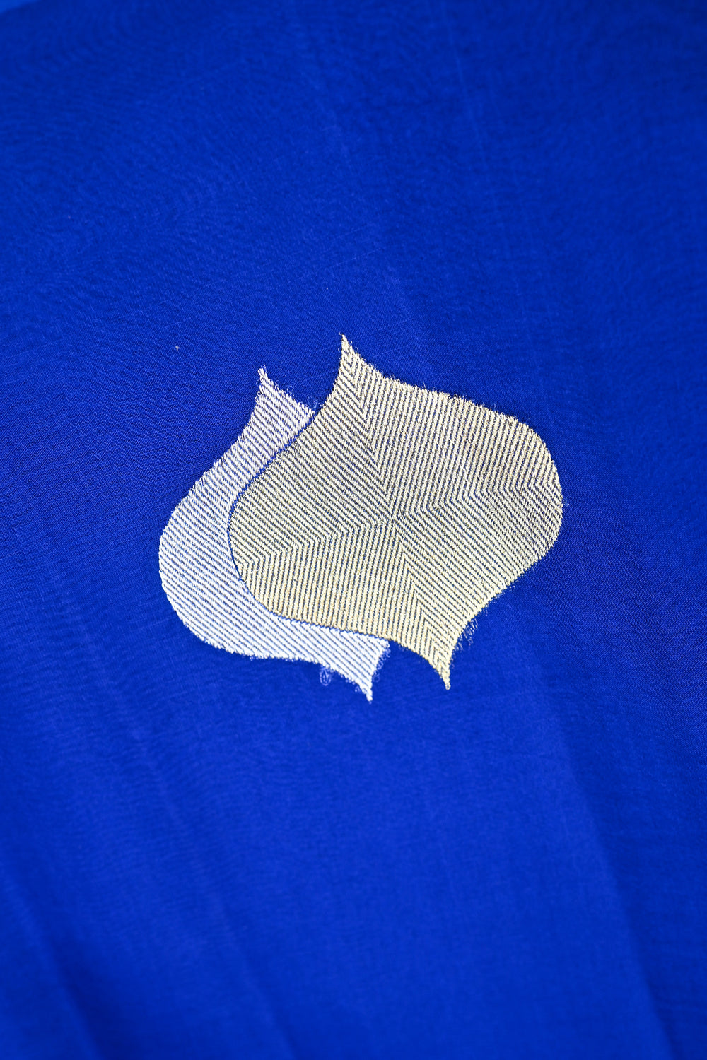 Lapis Blue Sona Roopa Breezy Organza  Handwoven Banarasi Saree