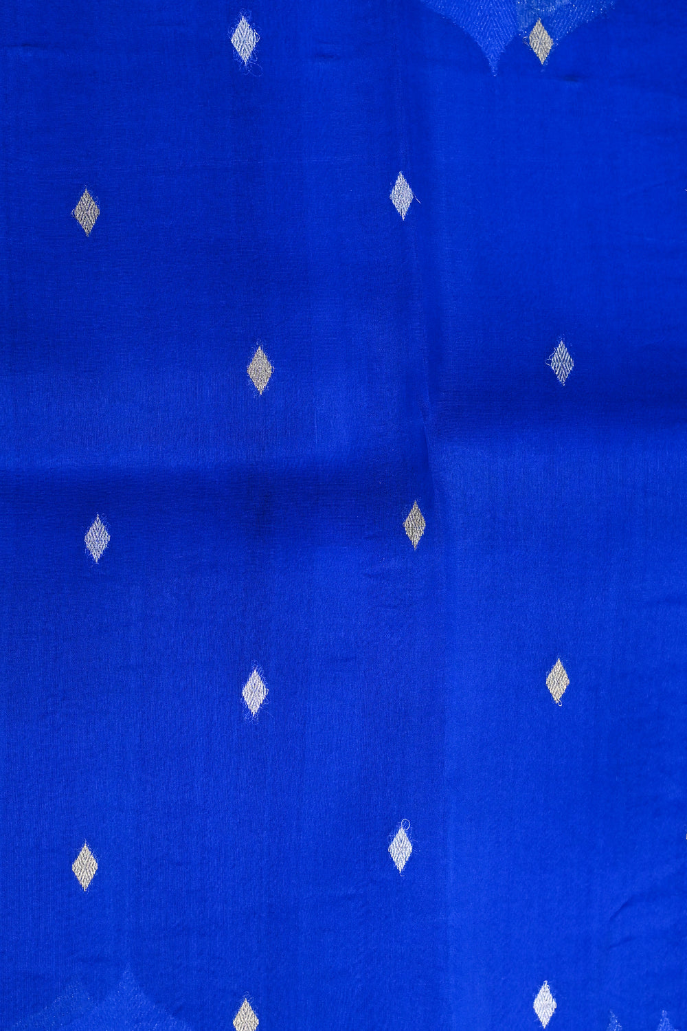 Lapis Blue Sona Roopa Breezy Organza  Handwoven Banarasi Saree