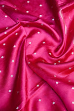 Fuschia Pink Motif Soft Silk  Handwoven Banarasi Suit