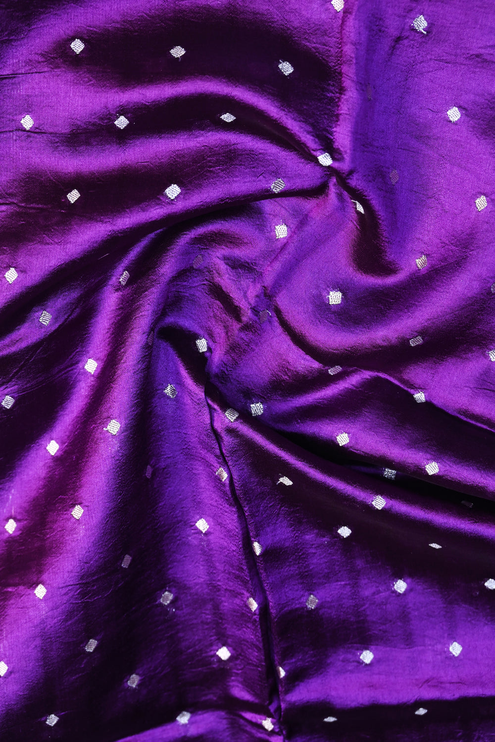 Violet Purple Motif Soft Silk  Handwoven Banarasi Suit