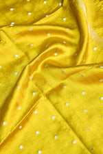 Butter Yellow Geometric Soft Silk  Handwoven Banarasi Suit