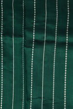 Pine Green Motif Katan Silk Handwoven Banarasi Saree