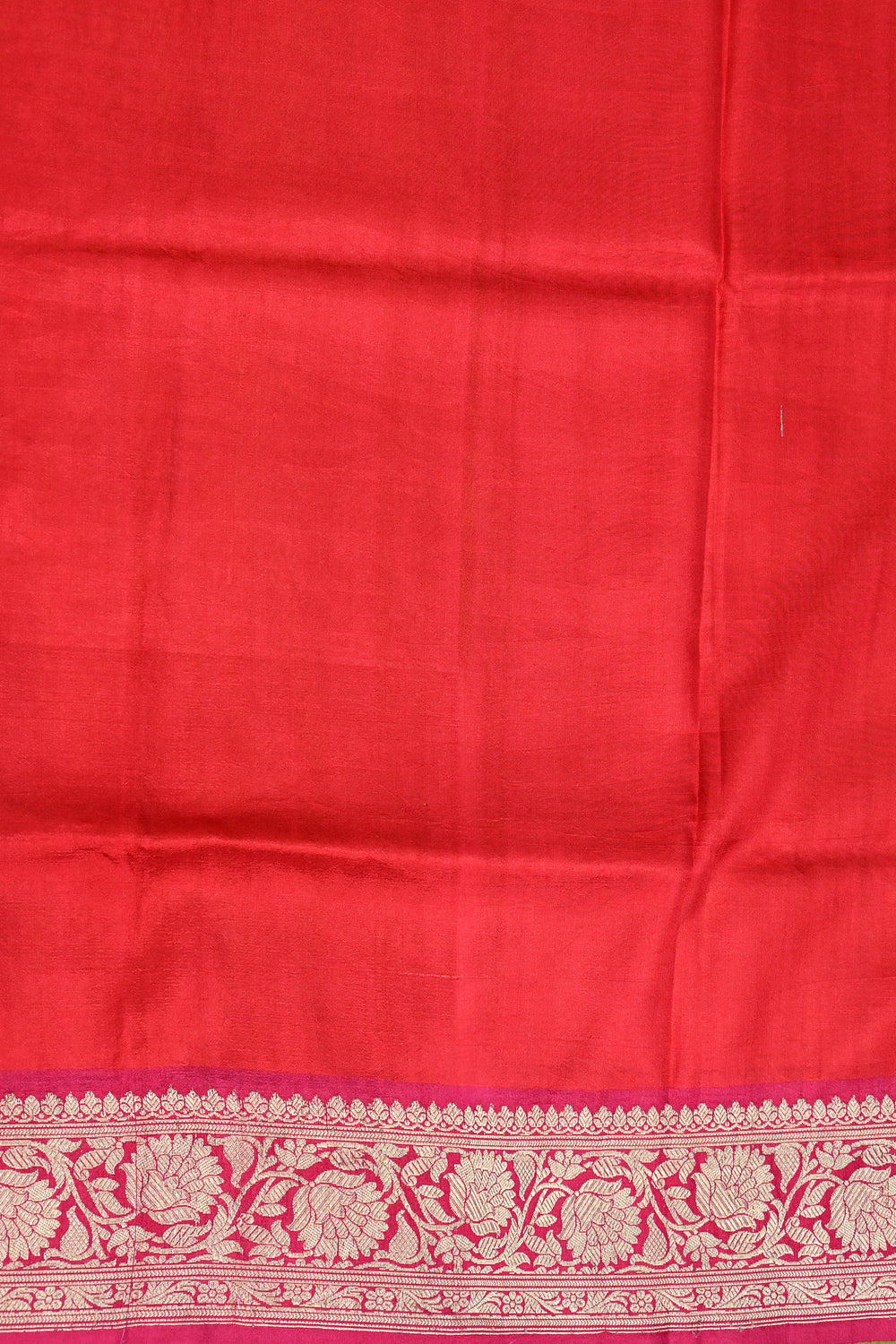 Fuscia Pink Booti Katan Silk Handwoven Banarasi Saree