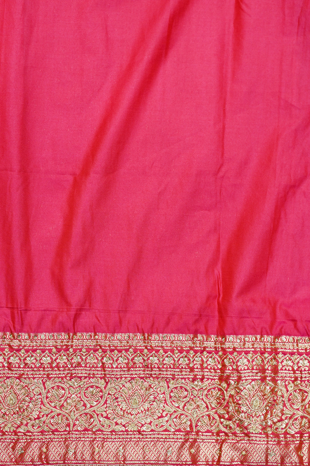 Magenta Pink Kanjivaram Katan Silk Handwoven Banarasi Saree