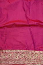 Magenta Purple Kanjivaram Katan Silk Handwoven Banarasi Saree