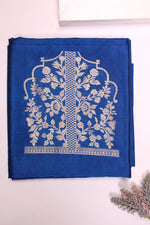 Handwoven Blue Banarasi Katan Silk Co-ord Set