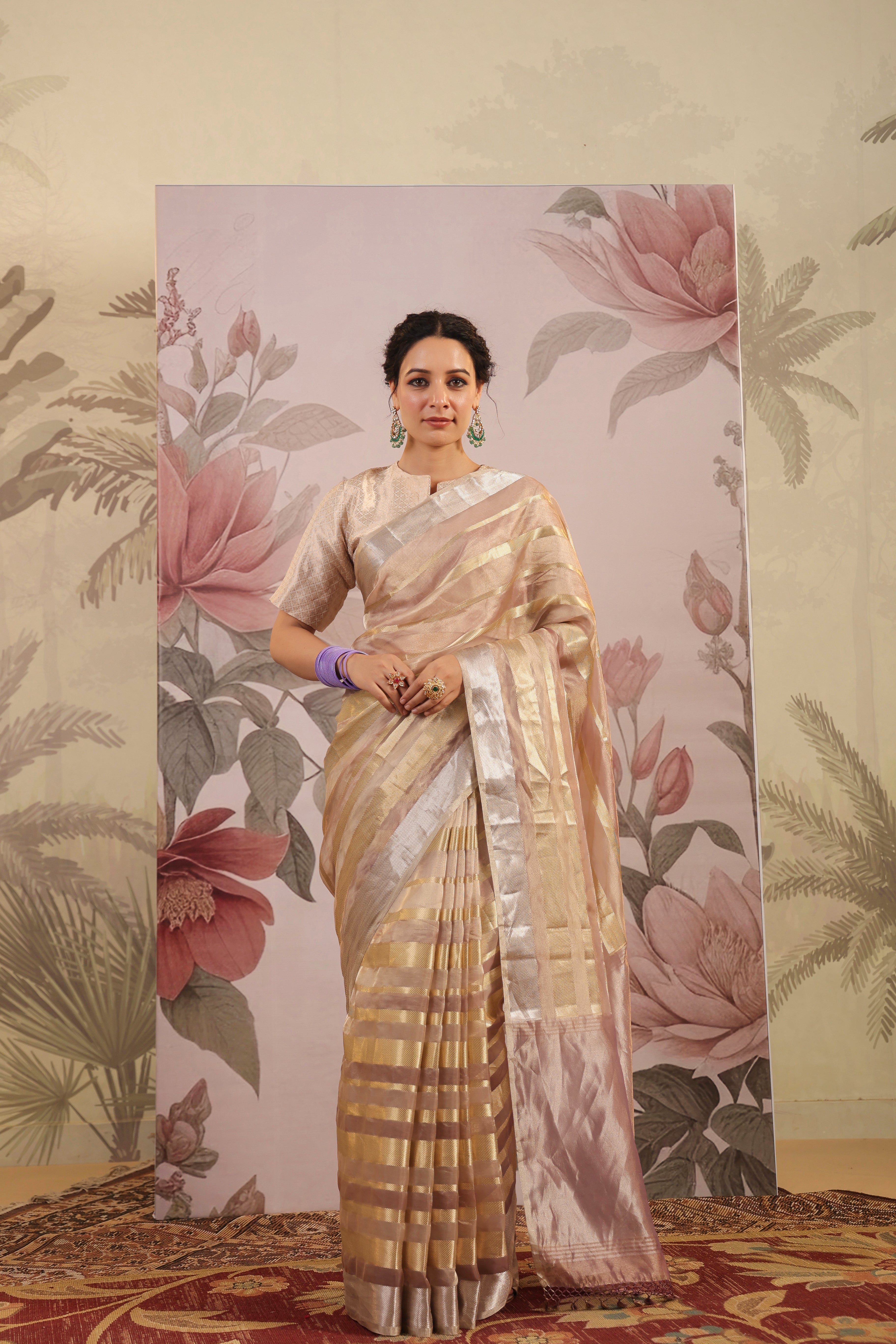 ₹300/- Pure Banarasi Silk Saree | Direct From Banaras Factory | Banarasi  Saree Real Manufacturer - YouTube