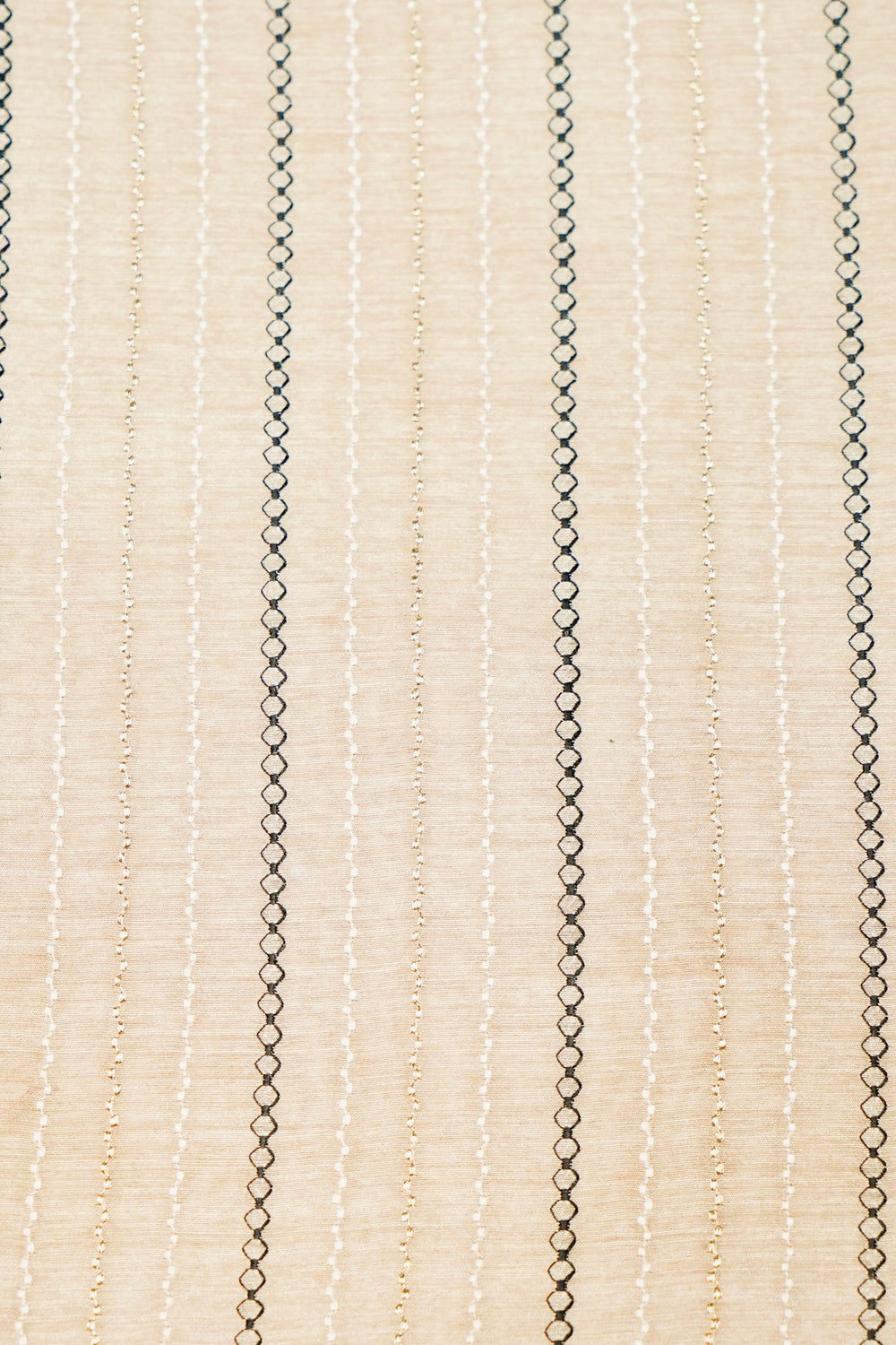 Designer Beige Moonga Silk Suit