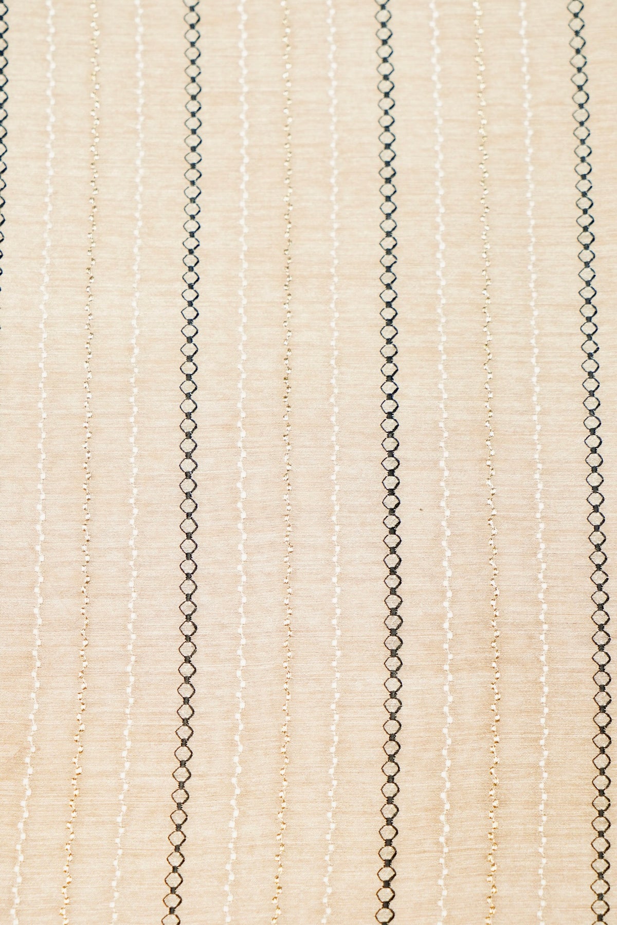 Designer Beige Moonga Silk Suit