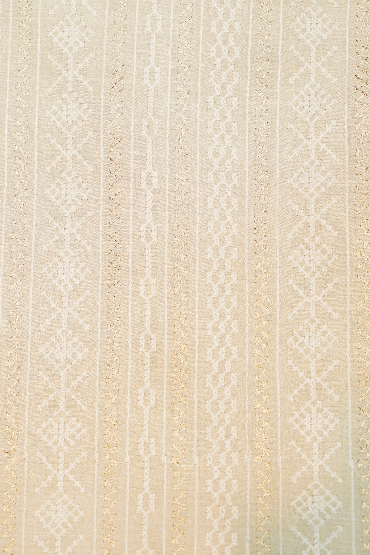 Designer Off White Moonga Silk Suit