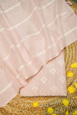 Designer Pastel Pink Cotton Silk Suit