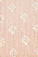 Designer Pastel Pink Cotton Silk Suit