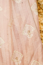 Designer Pastel Pink Cotton Silk Suit