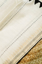 Designer White Tussar Silk Suit