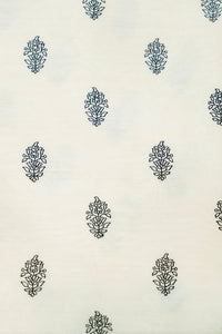 Designer White Tussar Silk Suit