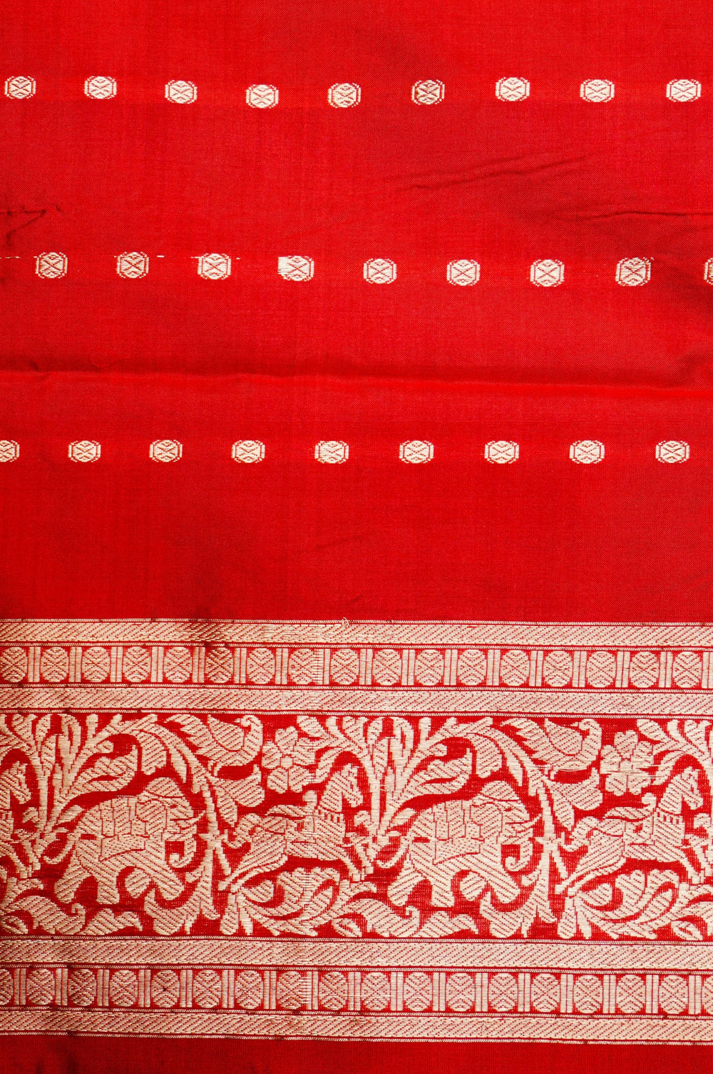 Handwoven Blue Banarasi Katan Silk Saree
