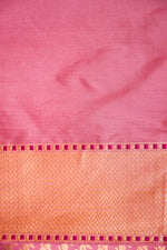 Handwoven Baby Pink Banarasi Katan Silk Saree