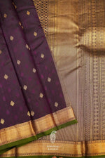 Handwoven Beet-root Kanjivaram Katan Silk Saree
