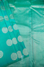 Handwoven Green Kanjivaram Katan Silk Saree