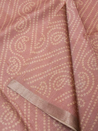 Designer Onion Pink Organza Silk Saree