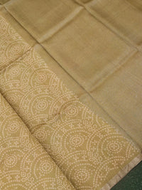 Designer Olive Green Organza Silk Saree