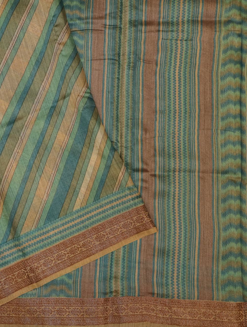 Designer Multi Muslin Silk Saree