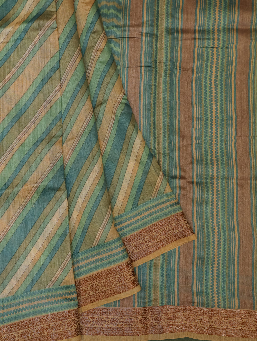 Designer Multi Muslin Silk Saree