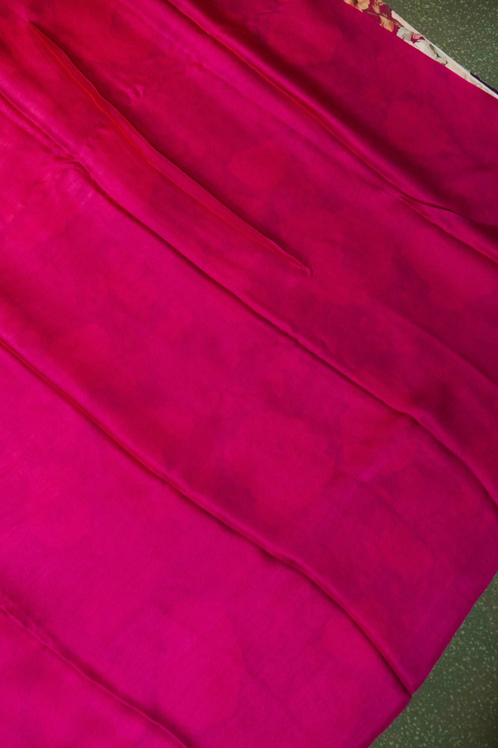 Handwoven Pink Banarasi Mashru Silk Saree