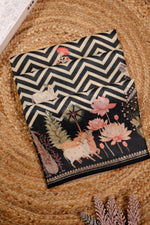 Designer Black Banarasi Pure Silk Saree