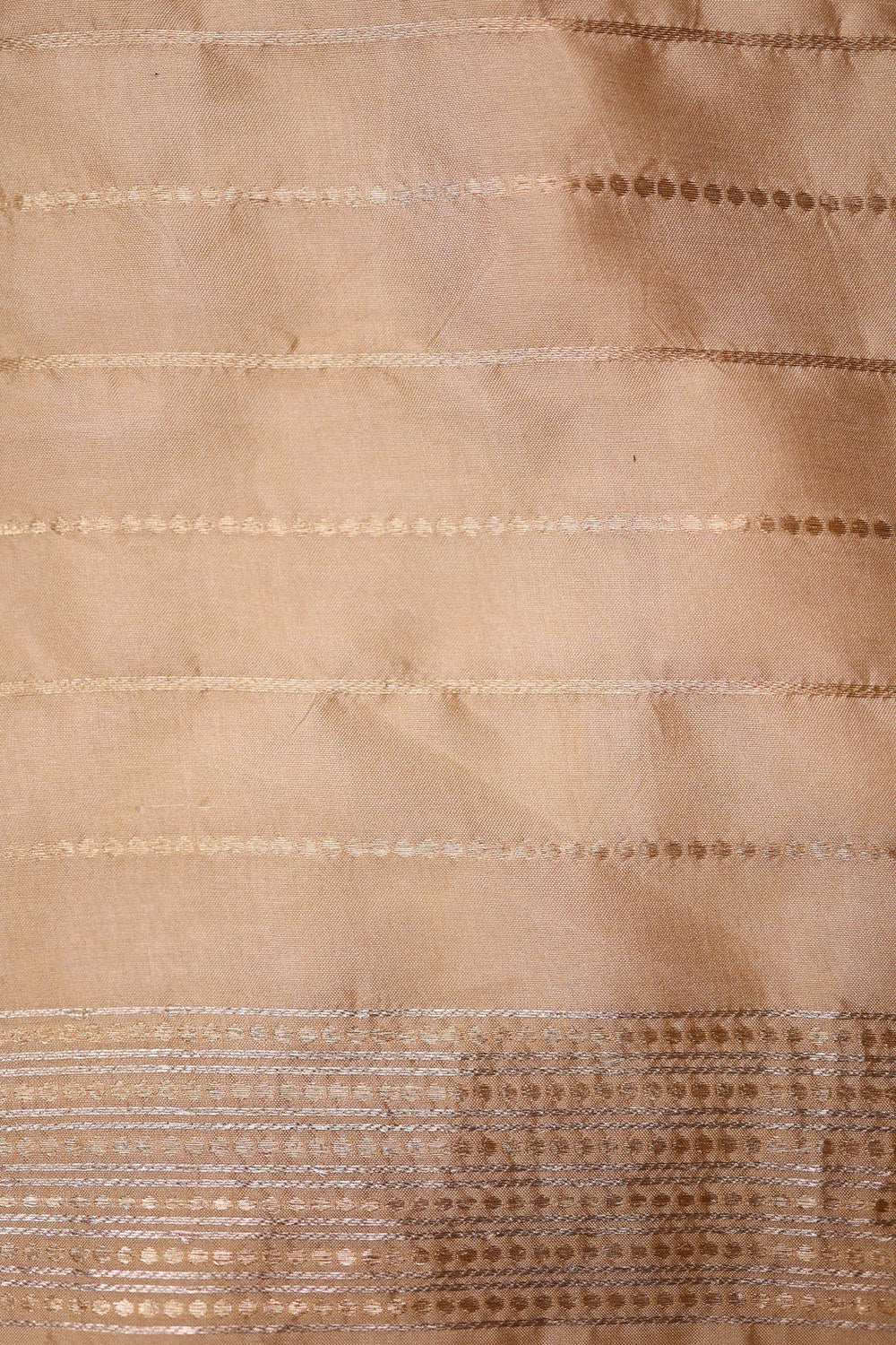 Designer Cream Pure Silk Saree