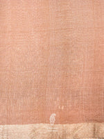 Handwoven Banarasi Printed Tussar Silk Saree