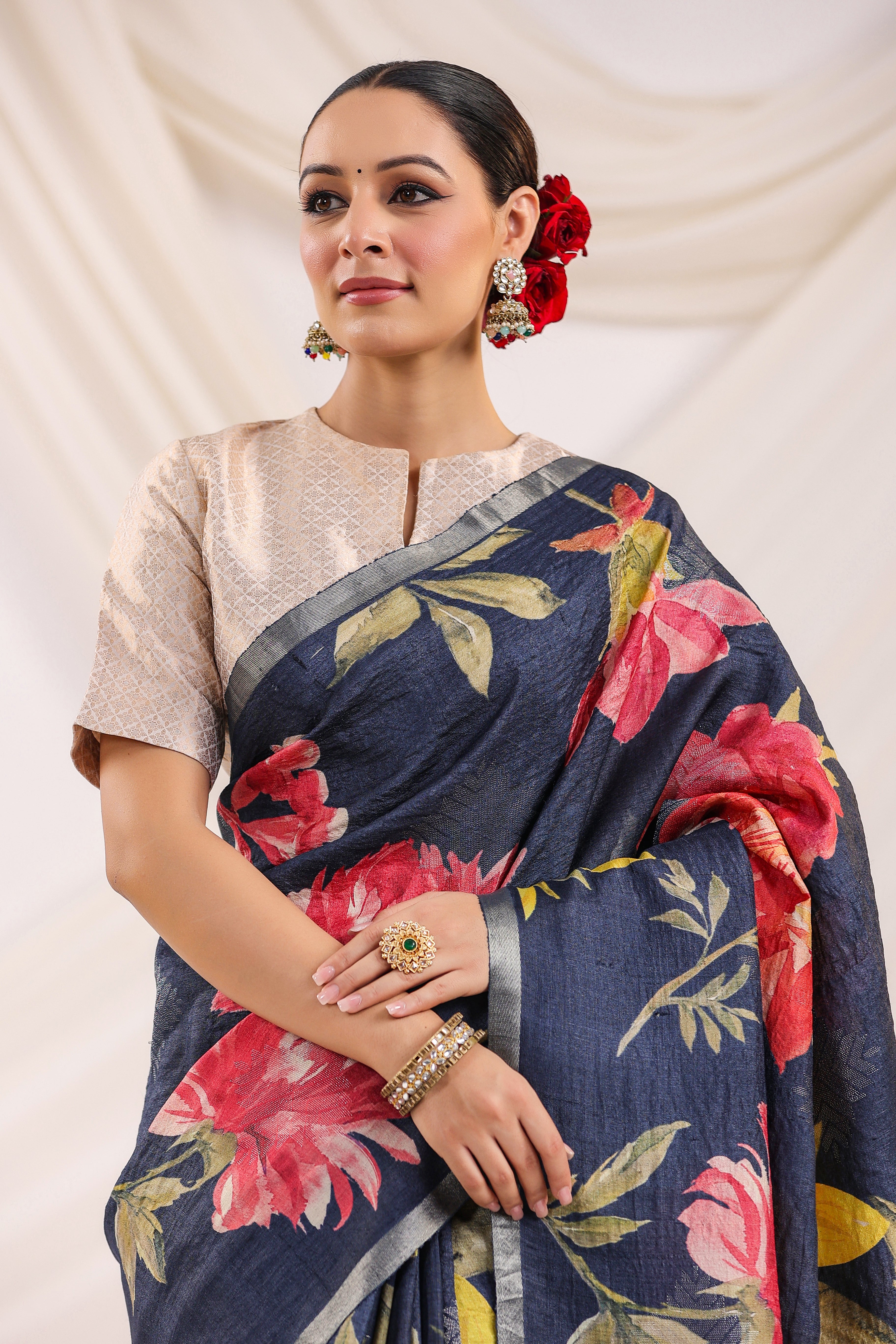Red Banarasi Silk Designer Wedding Wear Weaving Saree Catalog