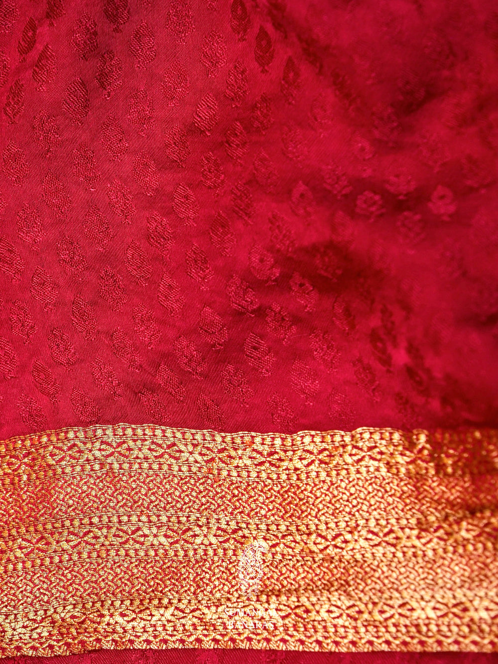 Banarasi Rangkaat Blended Crepe Georgette Silk Saree