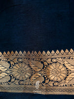 Banarasi Yellow Blended Moonga Silk Saree