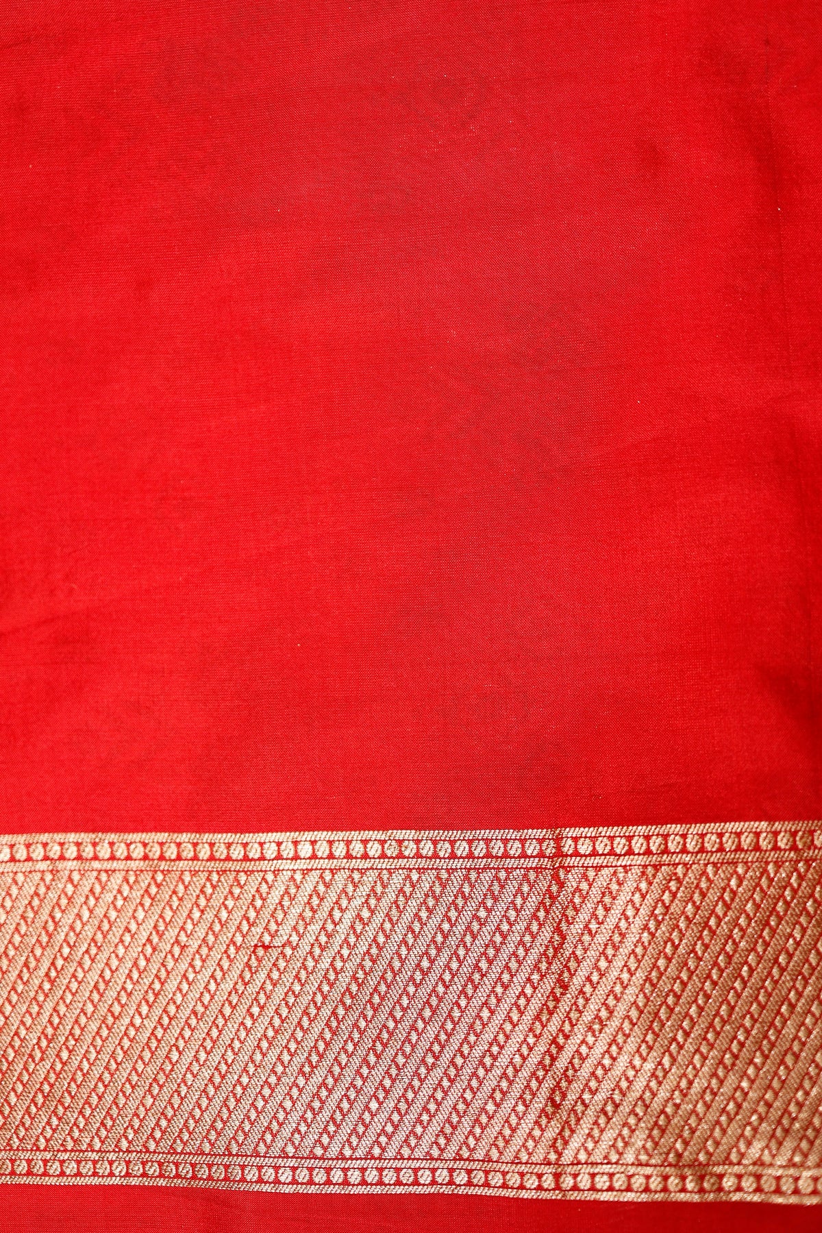 Handwoven Red Banarasi Katan Silk Saree