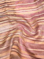 Handwoven Light Mauve Banarasi Kora Organza Silk Saree