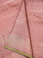 Handwoven Mauve Pink Banarasi Katan Silk Saree