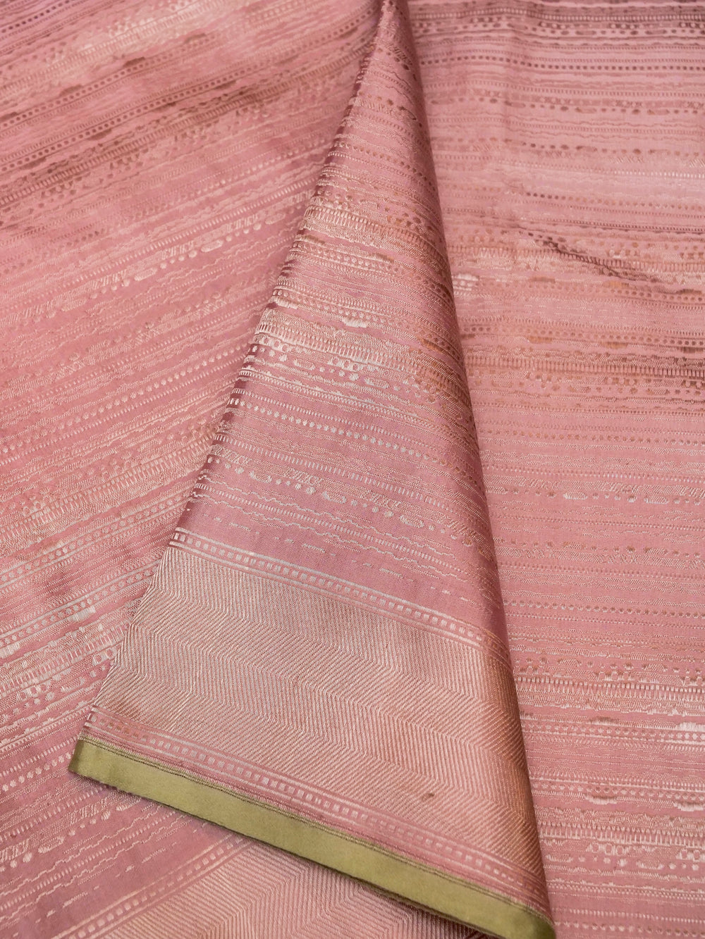 Handwoven Mauve Pink Banarasi Katan Silk Saree