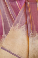 Handwoven Rangkat Banarasi Organza Silk Saree