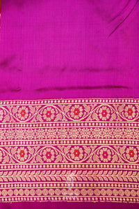 Handwoven Red Banarasi Katan Silk Saree