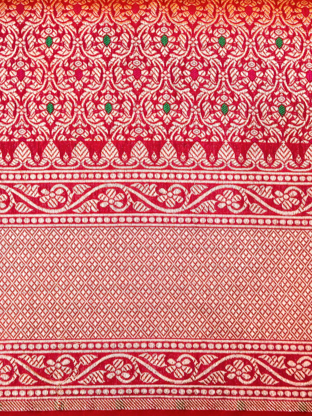 Handwoven Maroon Banarasi Katan Silk Saree