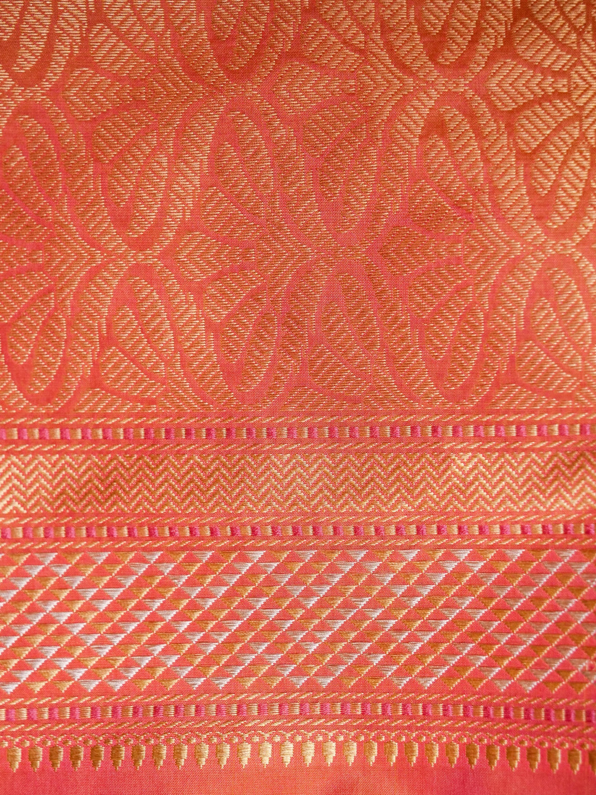 Handwoven Yellow Banarasi Katan Silk Saree