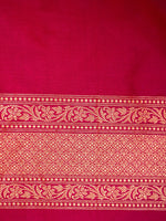 Handwoven Magenta Banarasi Katan Silk Saree