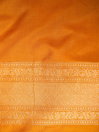 Handwoven Mustard Banarasi Katan Silk Saree