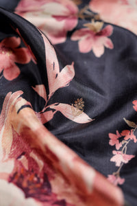 Designer Black Banarasi Katan Silk Saree