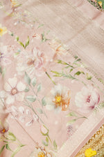Designer Onion Pink Chanderi Silk Suit