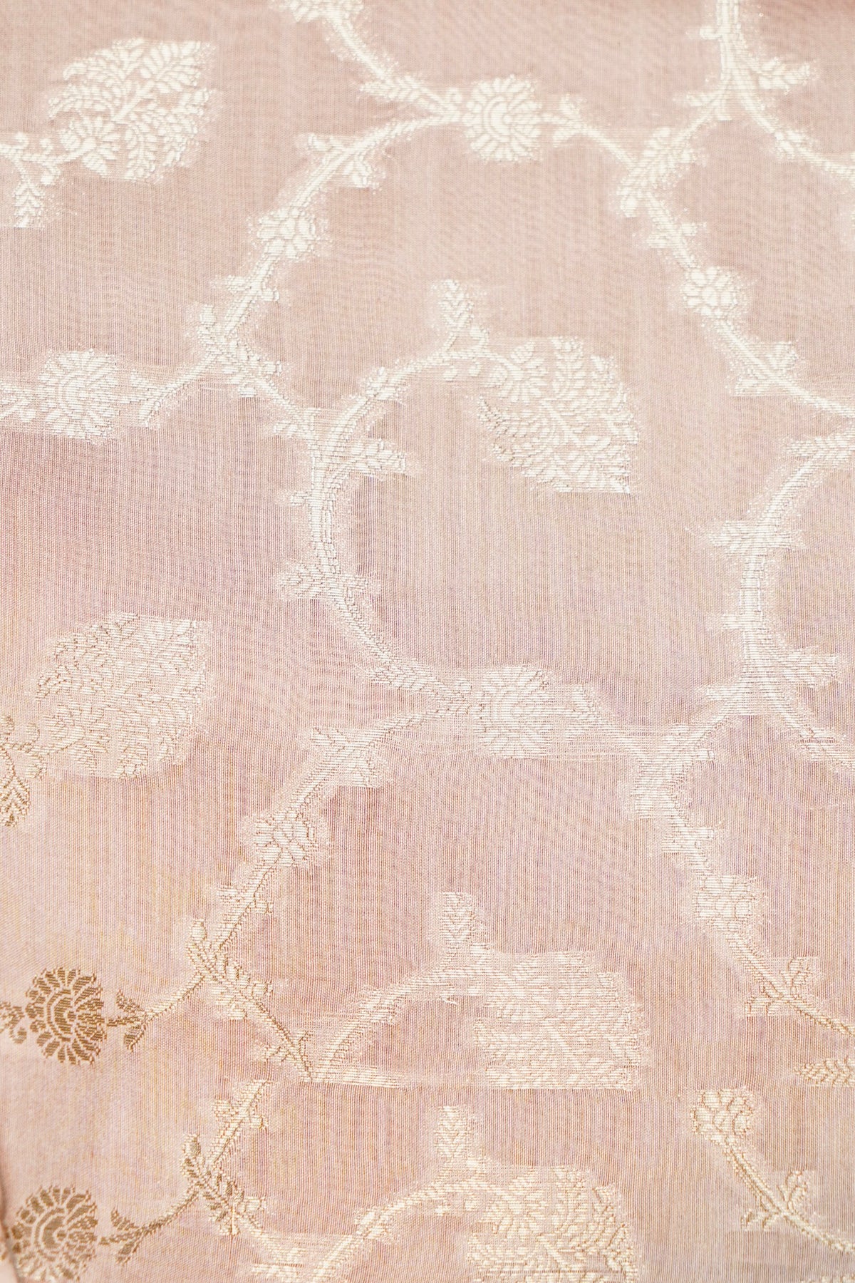 Designer Onion Pink Chanderi Silk Suit