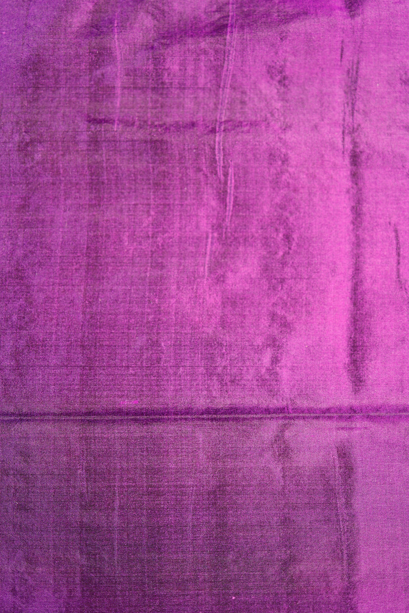 Handwoven Purple Banarasi Katan Silk Suit