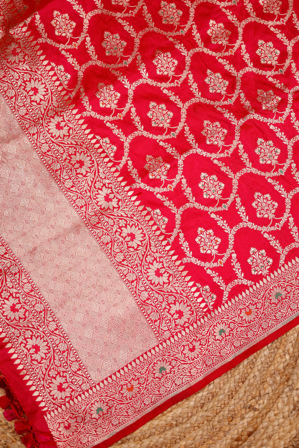 Handwoven Pink Banarasi Katan Silk Suit